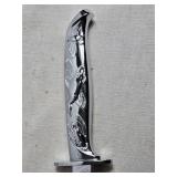 Vintage Collectible Saladmaster Hunting Knife with Decorative Handle