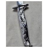 Vintage Collectible Saladmaster Hunting Knife with Decorative Handle