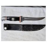 Vintage C96  Hunting Knife with Leather Sheath