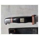 Vintage C96  Hunting Knife with Leather Sheath