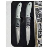 Set of 2 Browning Pocket Knives and Geneva Watch in Collector