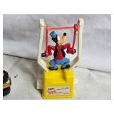 Vintage Toy Lot: Goofy Figure, Cars, and Ertl Scraper