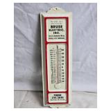 Vintage Bruse Electric Thermometer - Farm & Residential Wiring Advertising