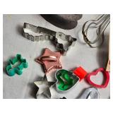 Vintage Cookie Cutter Collection with Mouli Grater and Cookie Stamp