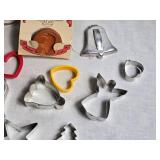 Vintage Cookie Cutter Collection with Mouli Grater and Cookie Stamp