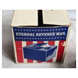 Vintage Set of Eternal Revenue Man Bank with Eight O
