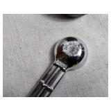 Collection of Vintage Items: Pipe Tobacco Wooden Box, Glass Storage Jar, Metal Match Holder, and More