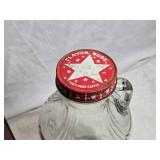 Collection of Vintage Items: Pipe Tobacco Wooden Box, Glass Storage Jar, Metal Match Holder, and More