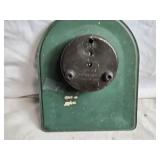 Vintage Kitchen Decor Set: 3 Colorful Serving Trays with Cowboy Themes, Clock, and Incense Holder