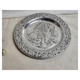 Vintage 5-Arm Candelabra with Spoons and Decorative Plate