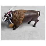 Vintage White Buffalo and Buffalo Figurines Set with Class of 