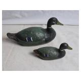 Pair of Carved Ducks