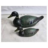 Pair of Carved Ducks