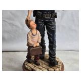 Blue Hats or Bravery Police Musical Figurine