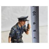 Blue Hats or Bravery Police Musical Figurine