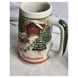 Collection of 4 Vintage Beer Steins - Budweiser and Themed Designs