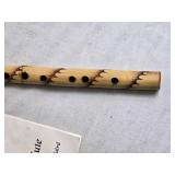 Handcrafted Bamboo Flute with Instructional Booklet