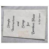 Handcrafted Bamboo Flute with Instructional Booklet