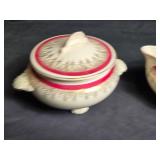 Vintage Nautilus Creamer and Sugar Bowl Set - Made in USA