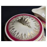 Vintage Nautilus Creamer and Sugar Bowl Set - Made in USA