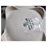 Vintage Nautilus Creamer and Sugar Bowl Set - Made in USA