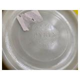 Vintage Pyrex Mixing Bowl Set - Yellow and White Ceramic Bowls