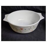 Set of 2 Vintage Pyrex Bowls with Floral Design