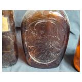 Collection of 6 Vintage Glass Bottles Including Rare Telechron Motor Cleansing Solution