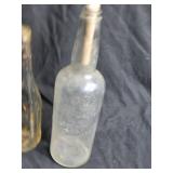 Collection of Vintage Glass Bottles - Set of 10