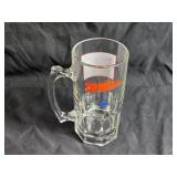 Budweiser Commemorative Glass Beer Stein 8 inches Tall