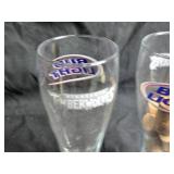 Set of 2 Minnesota Timberwolves and Bud Light Pint Glasses