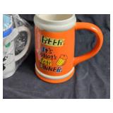 Beer Mug and Monopoly Boardwalk Coffee Mug Set