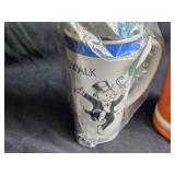 Beer Mug and Monopoly Boardwalk Coffee Mug Set