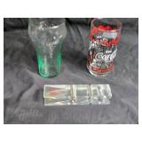 Coca Cola Glasses and Chip Clip