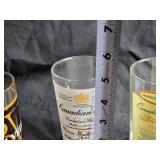Set of 4 Vintage Canadian Whisky Glasses - Seagram