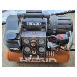 RIDGID 5-in-1 Portable Air Compressor with Tank & Regulator