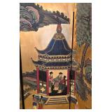 Gorgeous Vintage Chinese Decorative Panel Screen / Room Divider / Chinese Six-Panel Folding Screen