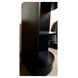 Two piece Black Modern Cabinet