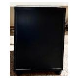Black Two Drawer File Cabinet