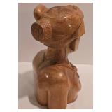 Wonderful Pair of Carved Wooden Filipino Busts