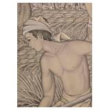 Signed Traditional Balinese Ketut Sudana Painting
