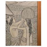 Signed Traditional Balinese Ketut Sudana Painting