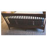 Beautiful Slatted Adjustable Wood King Bed Frame