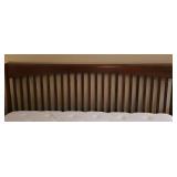 Beautiful Slatted Adjustable Wood King Bed Frame