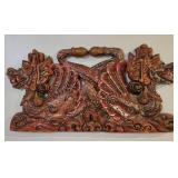Pair of Vintage Java Board Carvings