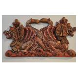 Pair of Vintage Java Board Carvings