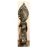 Vintage Bronze Avalokiteshvara Bodhisattva Buddha Sculpture