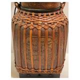Vintage Thai Covered Basket