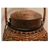 Vintage Thai Covered Basket