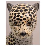 Vintage Ceramic Leopard Figure